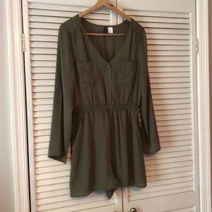 H&M Olive Green Romper
